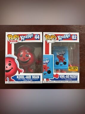 Funko Pop! AD Icons:Kool-Aid - Kool-Aid Man #44 and Kool-Aid Packet #82